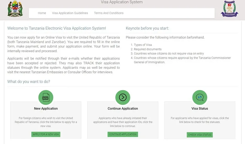 Tanzania E-Visa Application - Payment Processing Problems